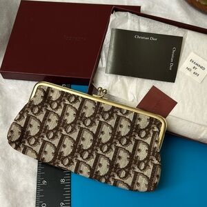 Dior Brown Monogram Clutch